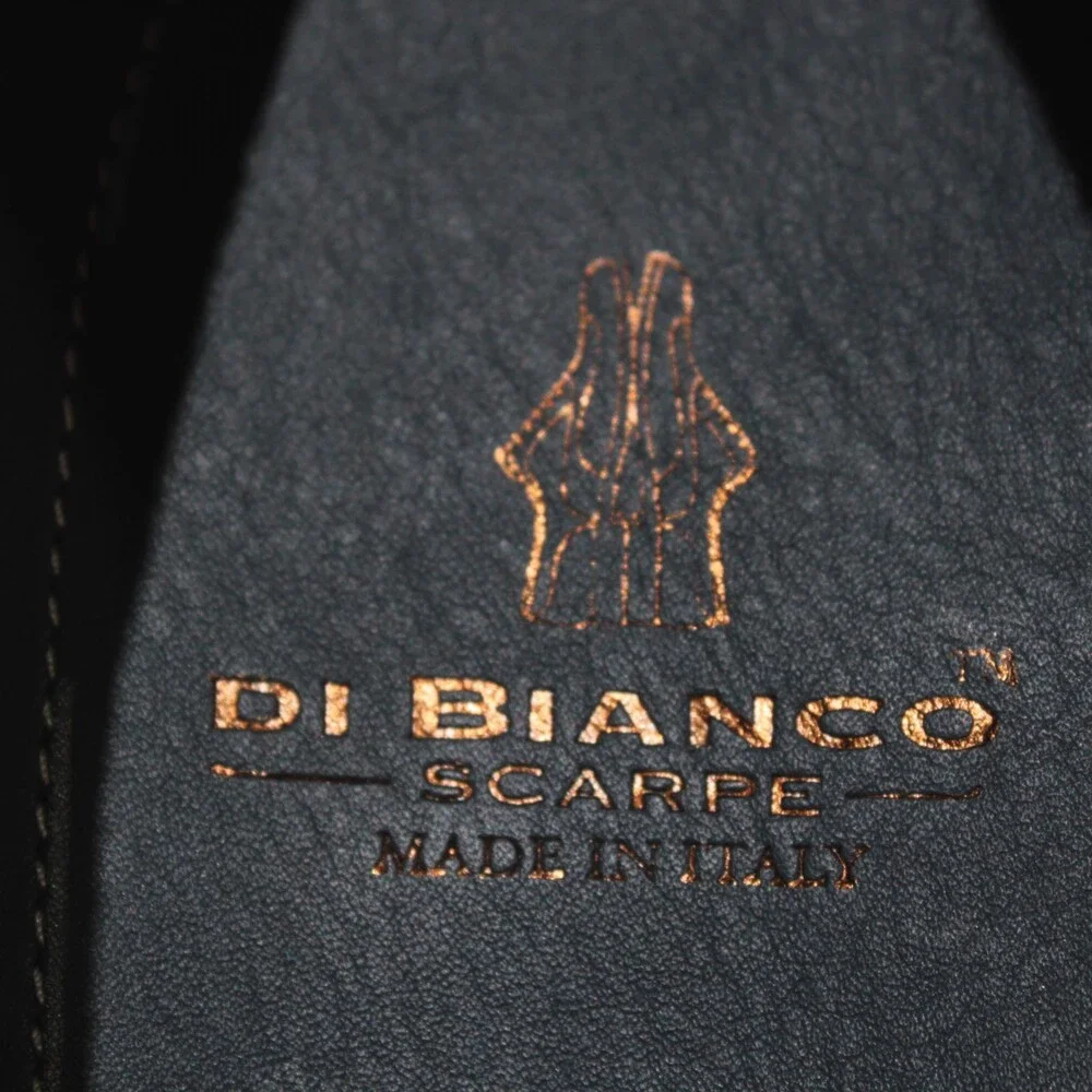 Di Bianco NWB Oxford Dress Shoes Size 44 (US 11) in Green Leather Made in Italy
